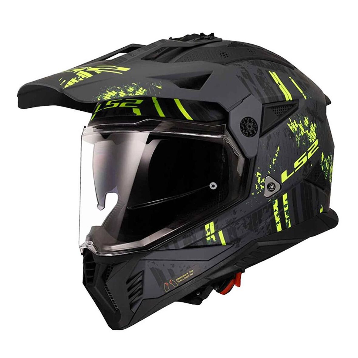 Ls2 Pioneer 2 Crazy Kros Motosiklet Kaskı