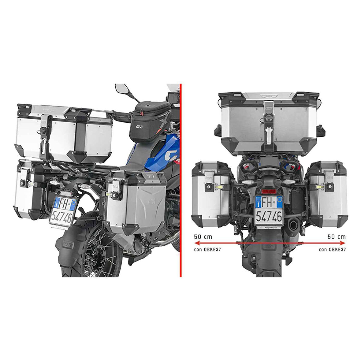 Givi  PLO5143CAM BMW R 1300 GS (24) Yan Çanta Demiri - Yan Çanta Taşıyıcı