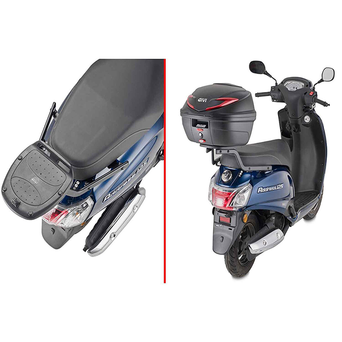 GIVI SR3123 SUZUKI ADDRESS 125 (23) ARKA ÇANTA TAŞIYICI