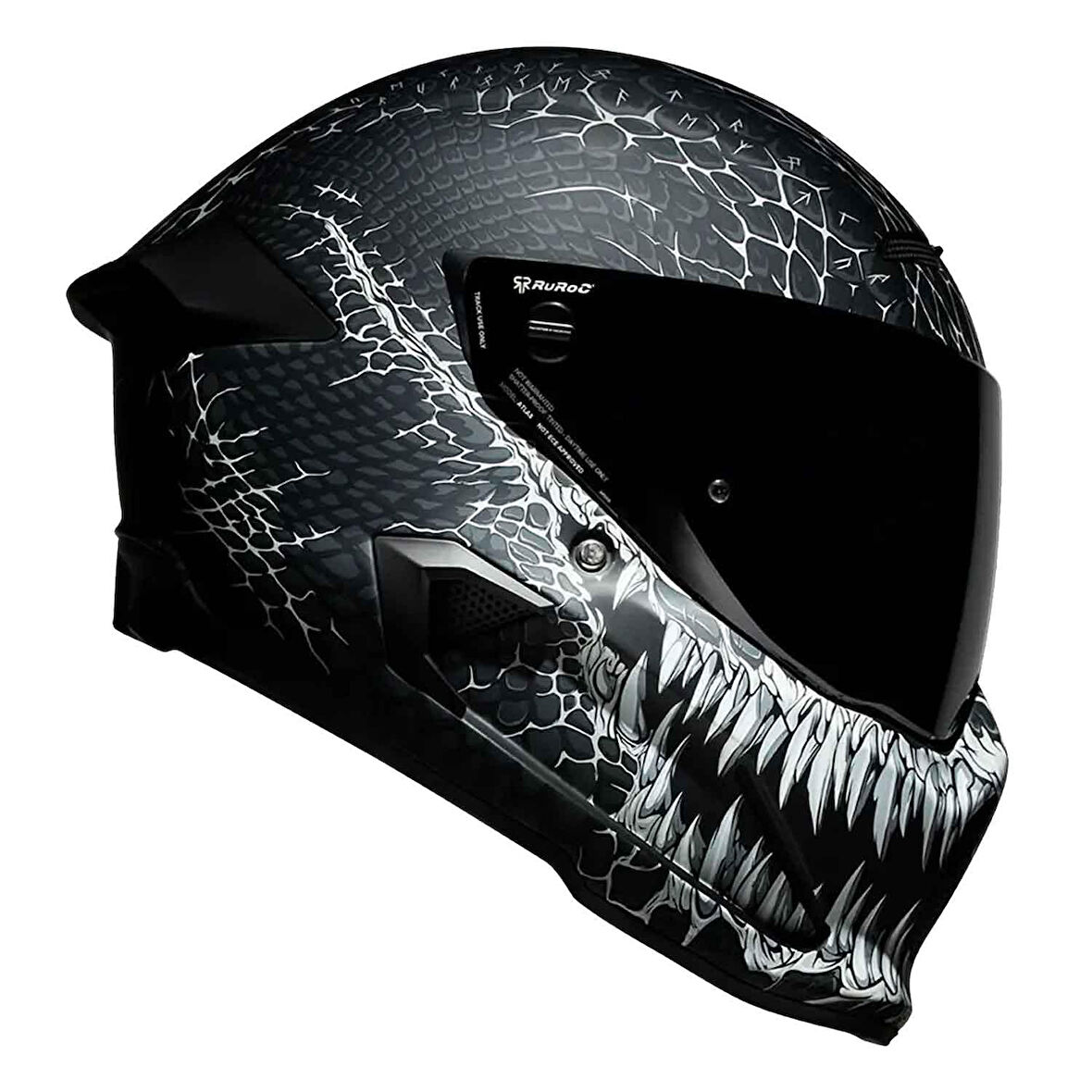 Ruroc AT4.0 Carbon Jormungandr Kapalı Kask