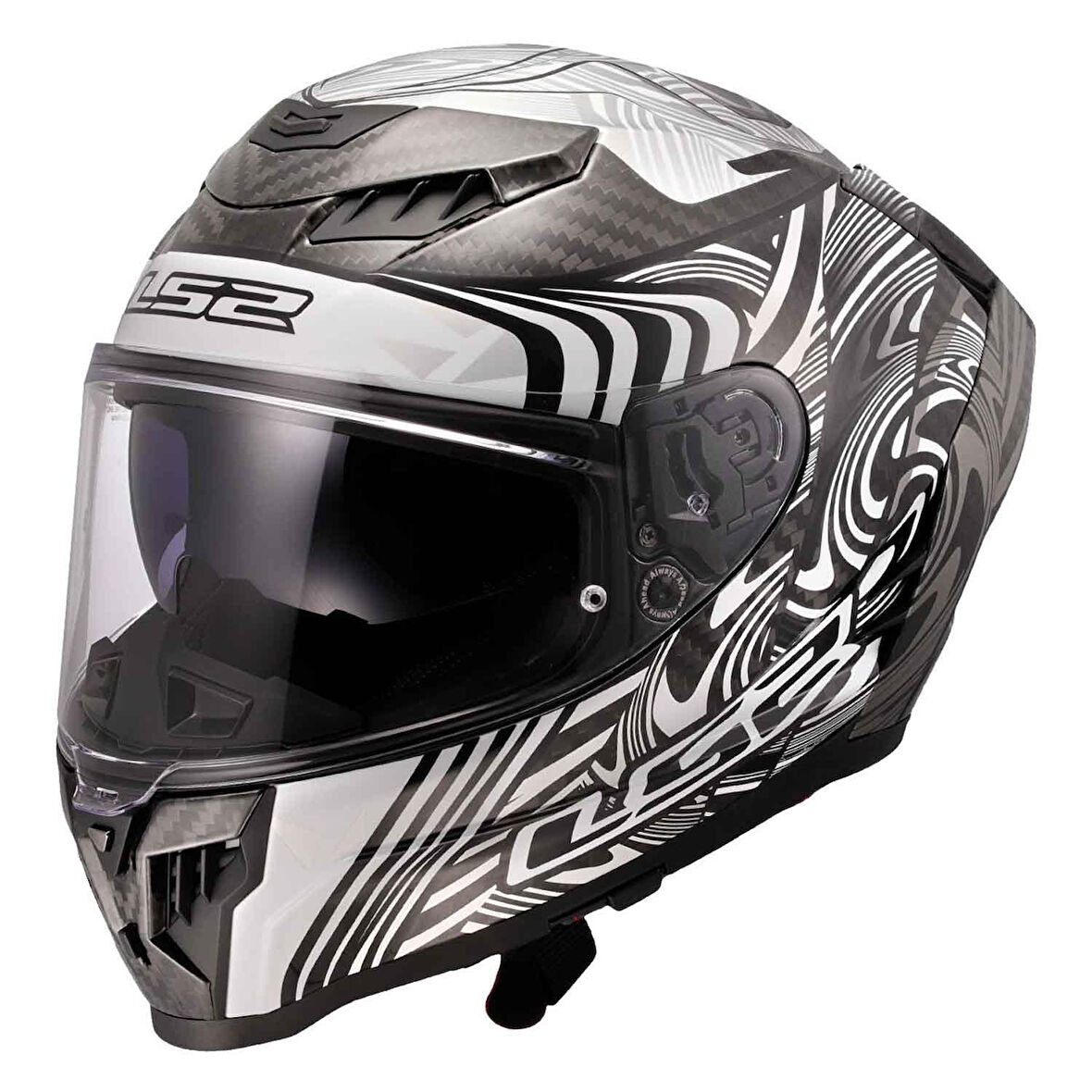 Ls2 Dragon Karbon Enthum Kapalı Kask