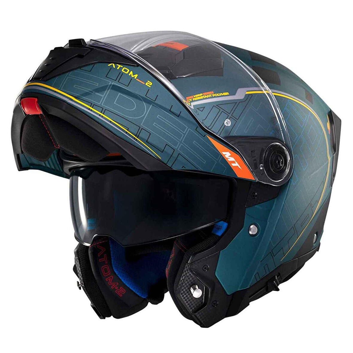 Mt Atom 2 Sv Destint C6 Mat Çene Açılır Kask