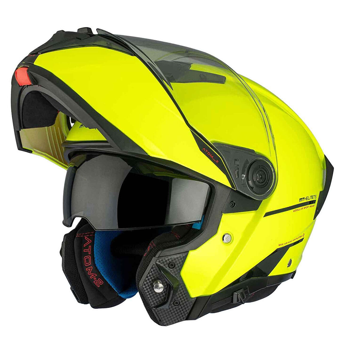 Mt Atom 2 Sv Solid A3 Parlak Çene Açılır Kask