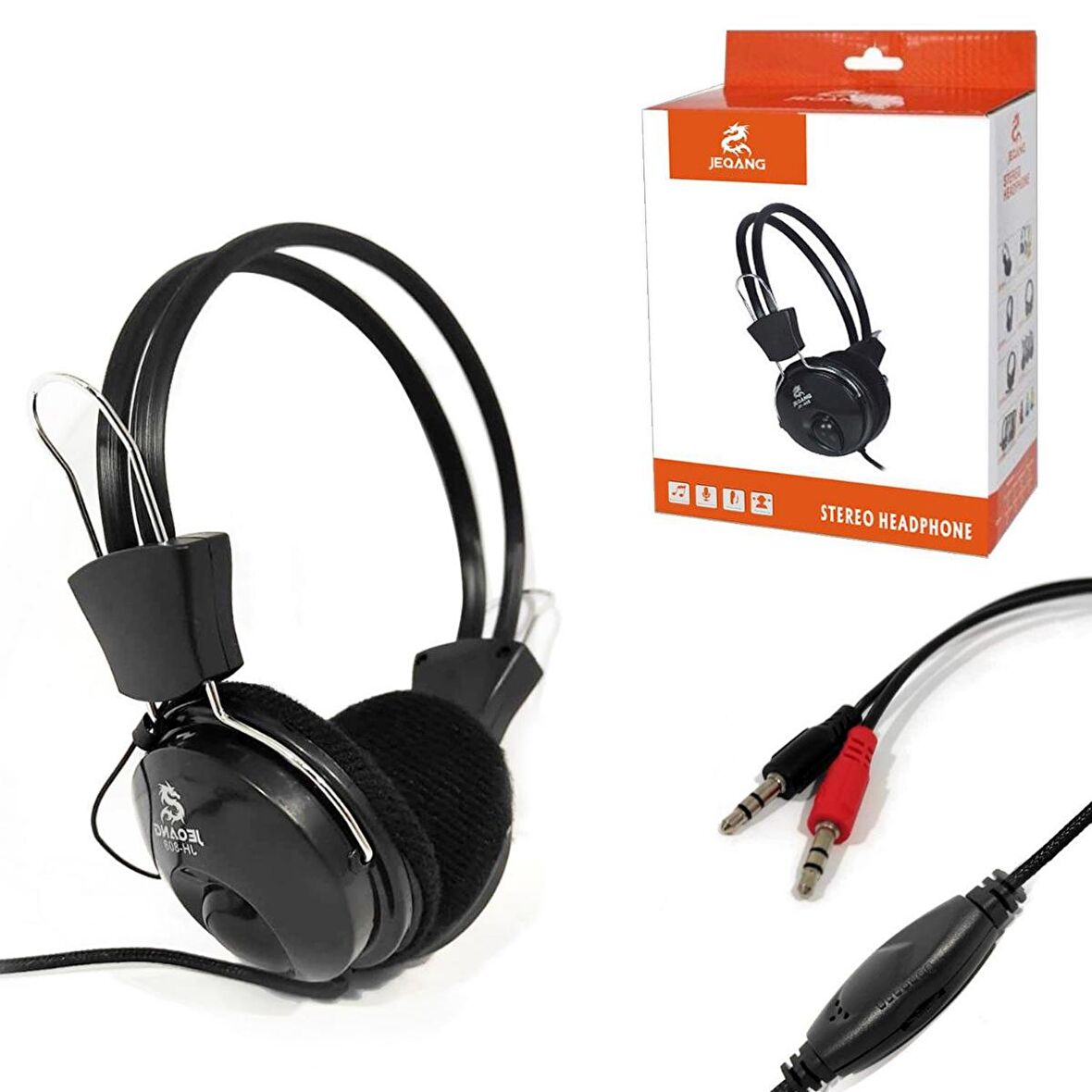 PC KULAKLIK MİKROFONLU İP KABLOLU POLAXTOR JH-808