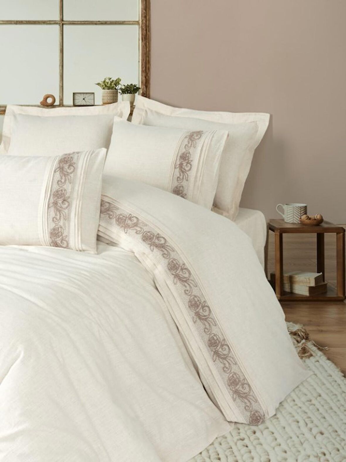 Cotton Box Çift Kişilik Nevresim Takımı Inborn Floro