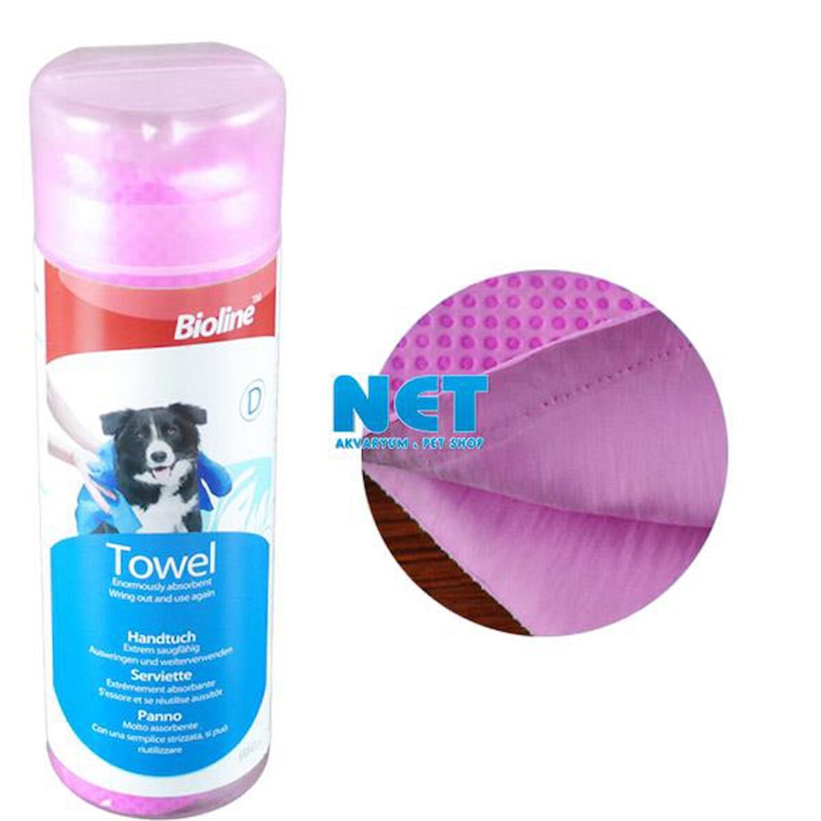 BIOLINE HIZLI NEM EMİCİ HAVLU KÖPEK İÇİN 