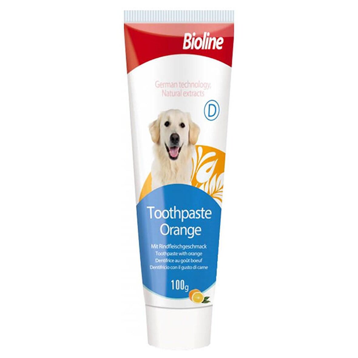 Bioline Portakal Aromalı Köpek Diş Macunu 100 Gr