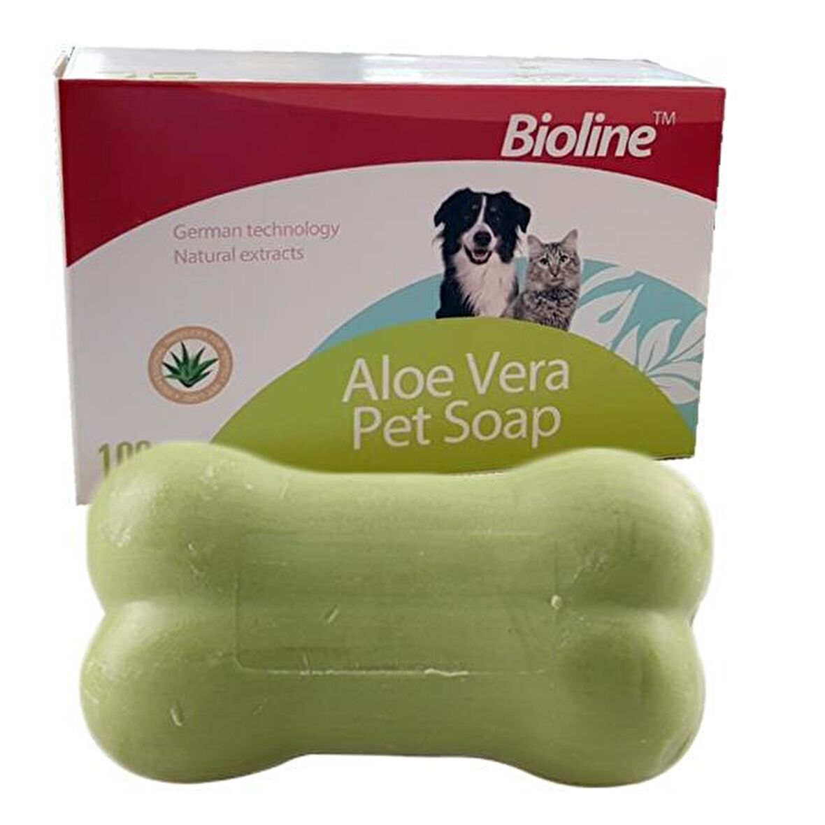 Bioline Aloe Vera Kuru Sabun KEDİ VE KÖPEK İÇİN 100 GR