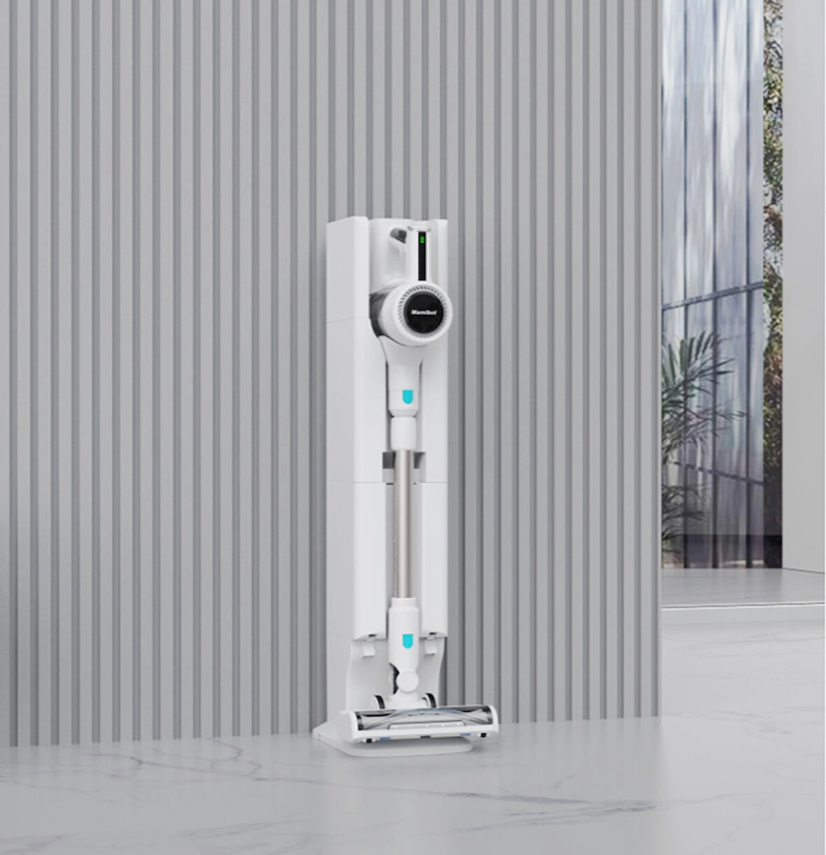 MAMİBOT V10 PRO OTOMATİK BOŞLATMA SİSTEMLİ LED BAŞLIKLI MULTİFLEX GÖVDE ŞARJLI DİKEY SÜPÜRG