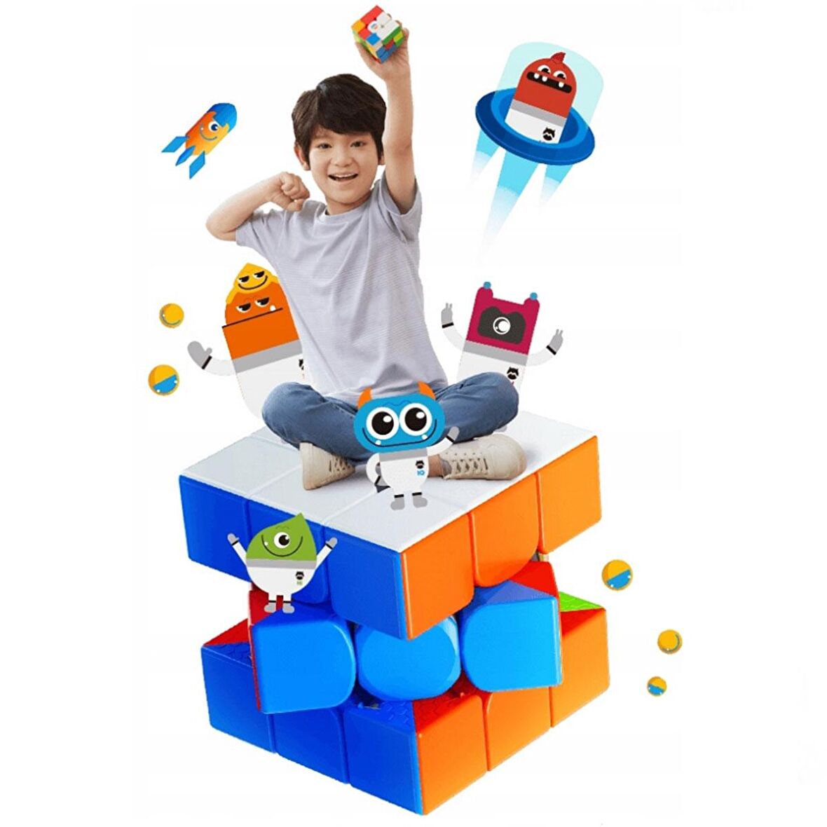 Profesyonel Gan Monster Go 3x3 Küp Puzzle