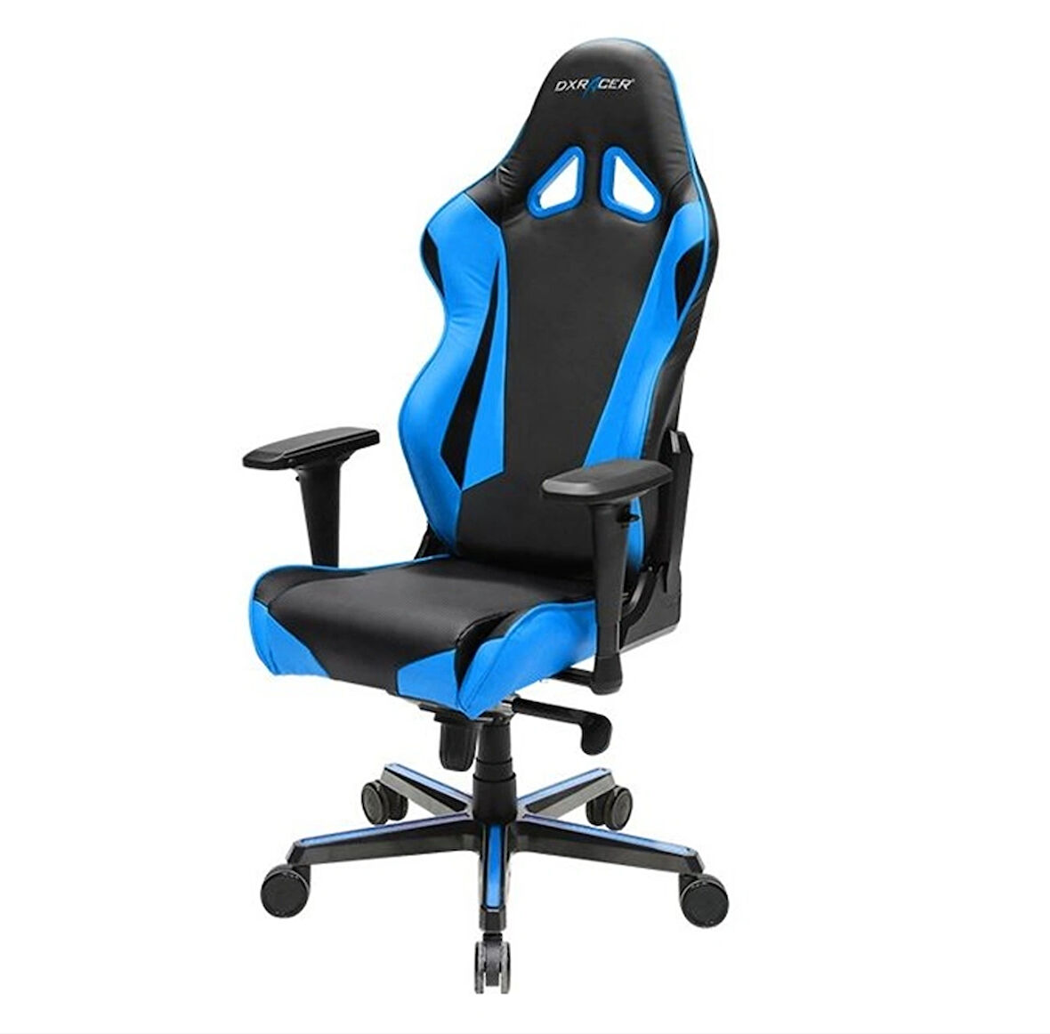 DXRacer Prince Serisi L Siyah Mavi Oyuncu Koltuğu