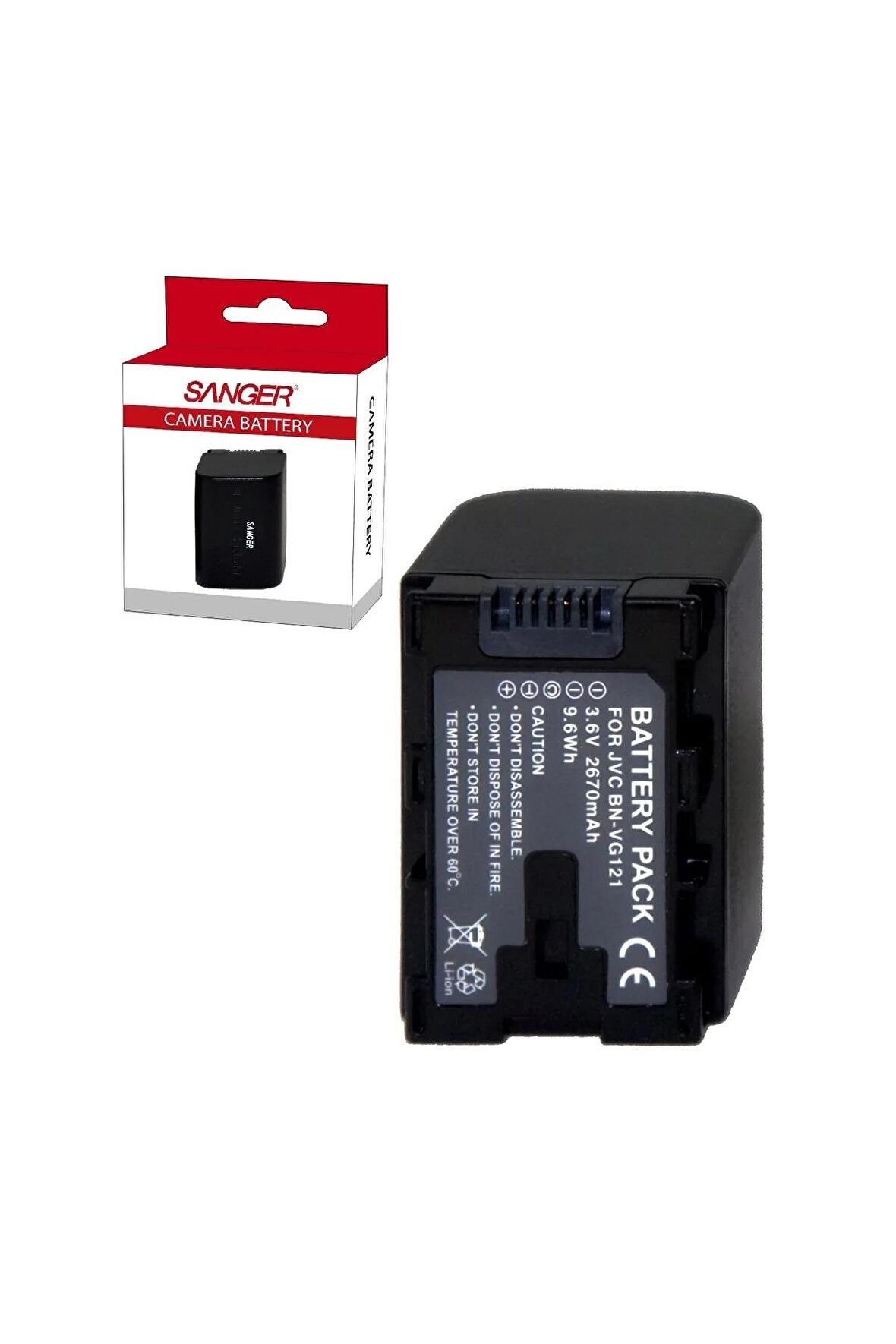 JVC Everio GZ-EX515, JVC Everio GZ-EX555, JVC Everio GZ-GX1, JVC GZ-HD500 Uyumlu Bataryası