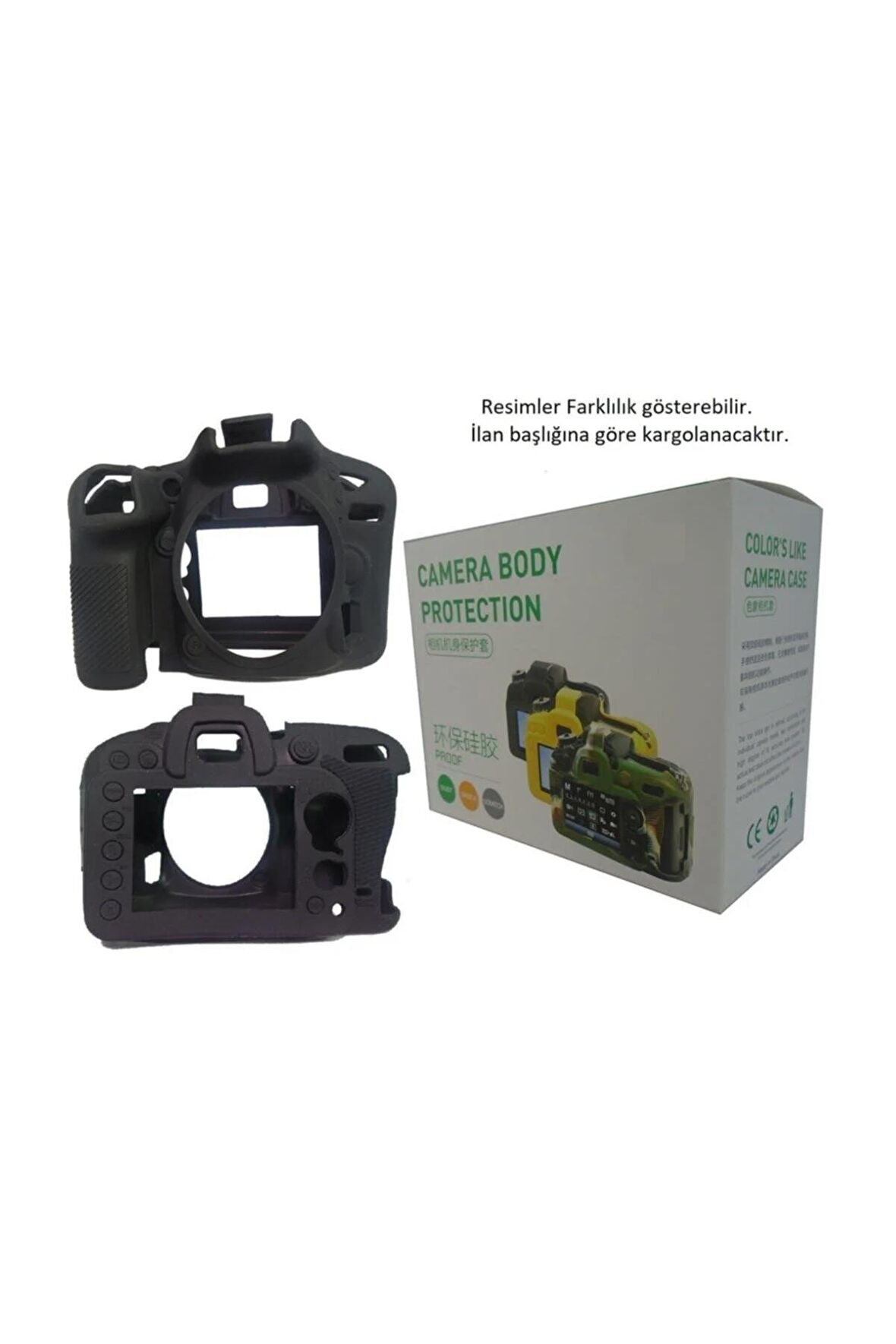 Eos 5d3 Dslr Için Özel Koruyucu Slikon Kılıf Uyumlu