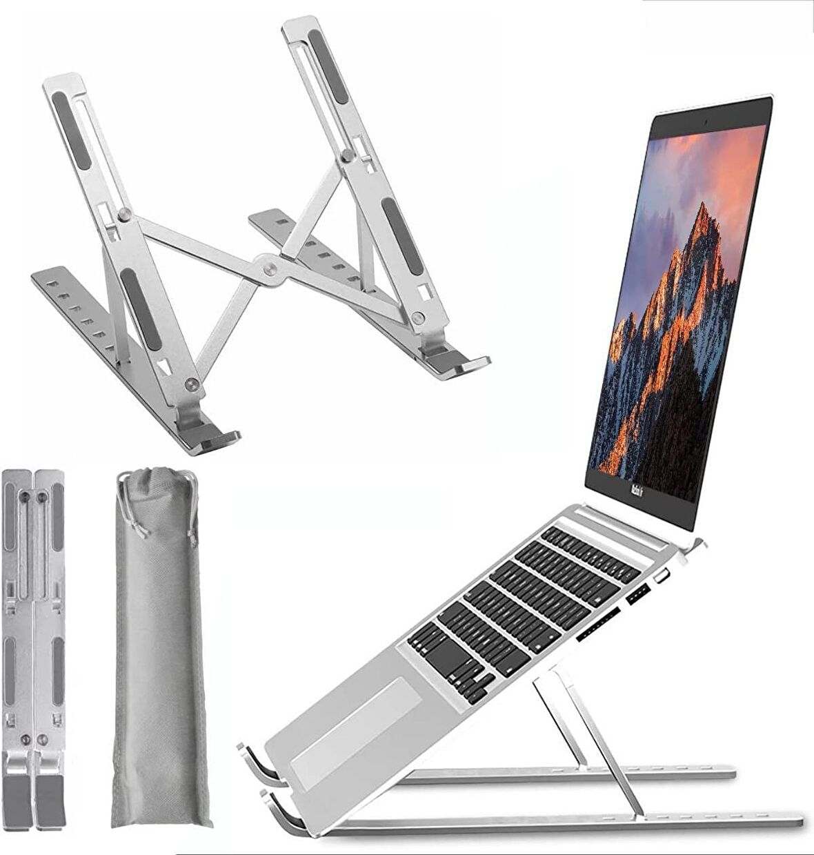 Taşınabilir Laptop Stant Bilgisayar Stant Notebook Stant Tüm Laptoplarla Uyumlu Bilgisayar Standı