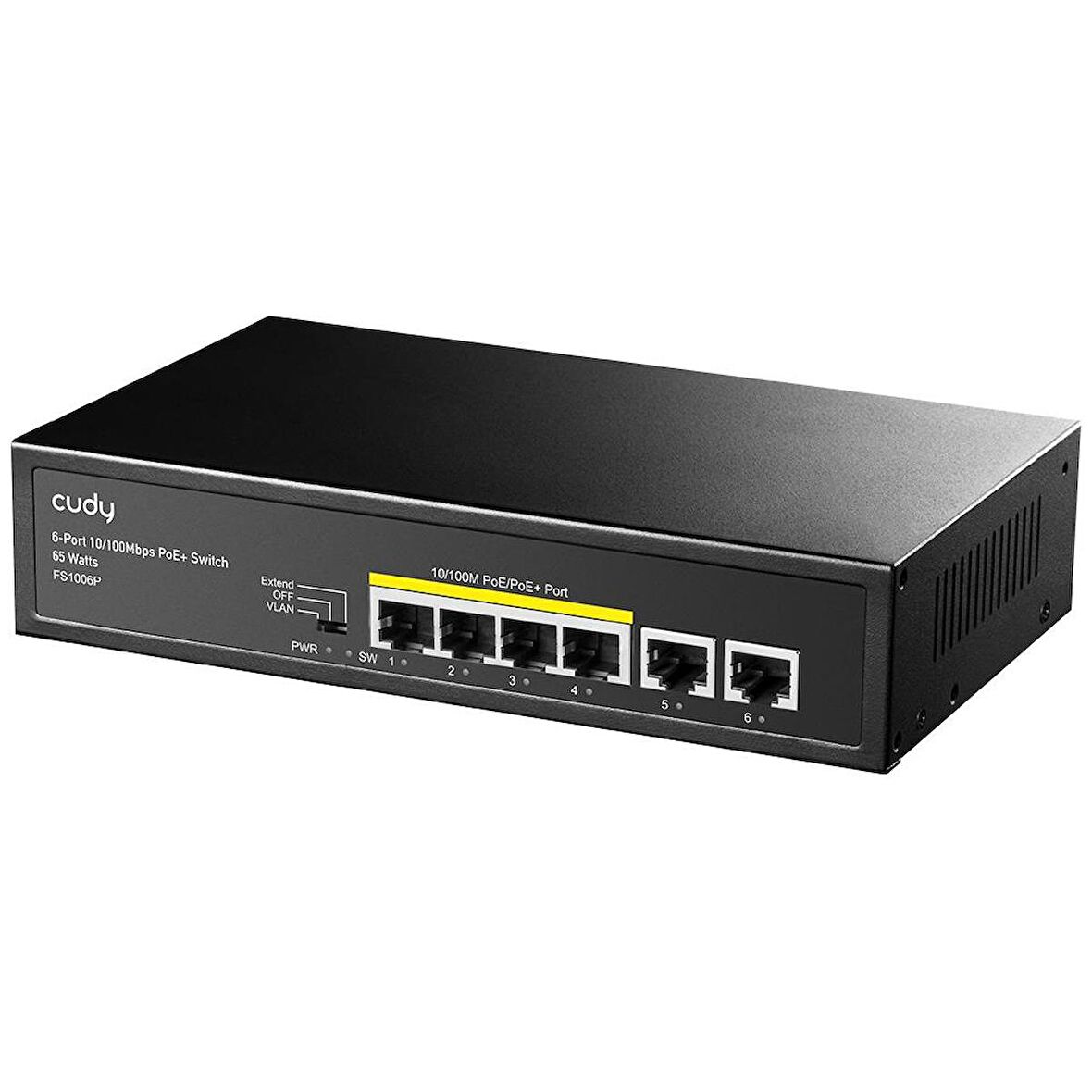 Cudy FS1006P 250m 60W PoE+ 6 Port 10/100Mbps Megabit Metal Switch