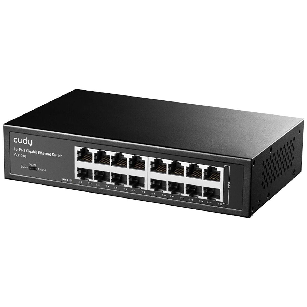 Cudy GS1016 10/100/1000Mbps 8KMAC 16 Port Gigabit Metal Rack Mount Switch