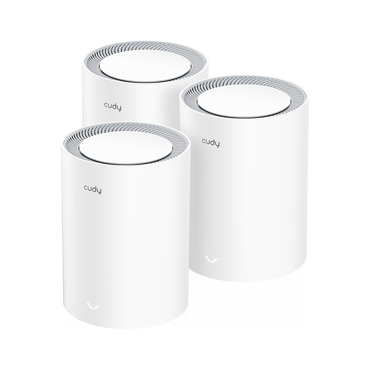 Cudy Router M1800 3-Pack Ax1800Mbps 2.4/5Ghz Ap/Re/Wısp Gigabit Mu-Mımo Kablosuz 3'Lü Mesh Wi-Fi 6 S