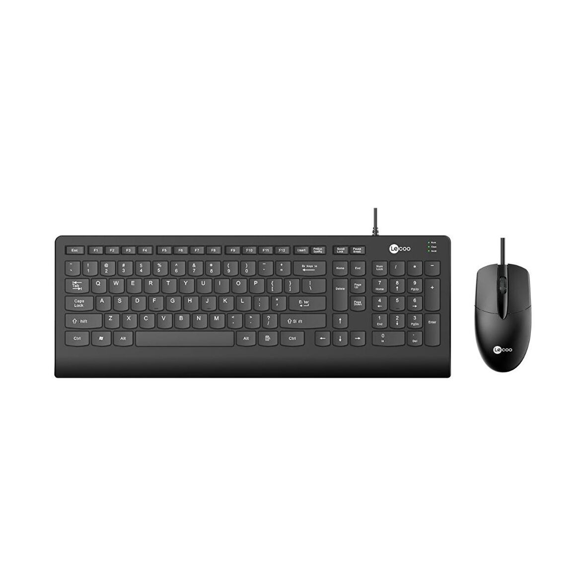 Lenovo Lecoo CM103 Siyah Kablolu Mouse & Klavye Set