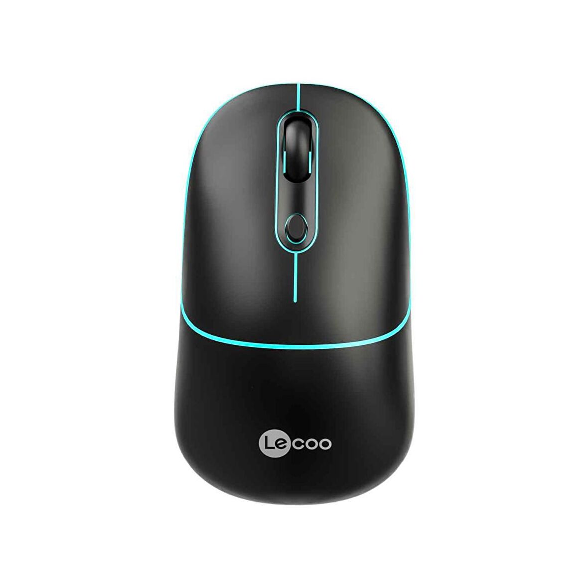 Lenovo Lecoo WS210 Dual Mod RGB Bluetooth ve Kablosuz Şarj Edilebilir Optik Mouse Siyah