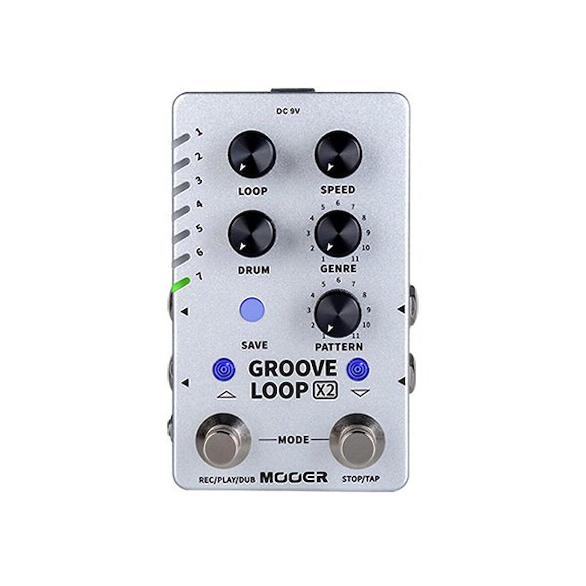 Mooer Groove Loop X2 Stereo Looper Pedalı M721