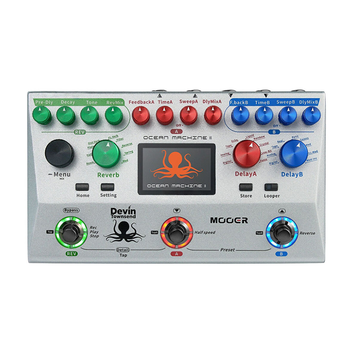 Mooer TDL4 Mooer Ocean Machine II Gitar Pedalı