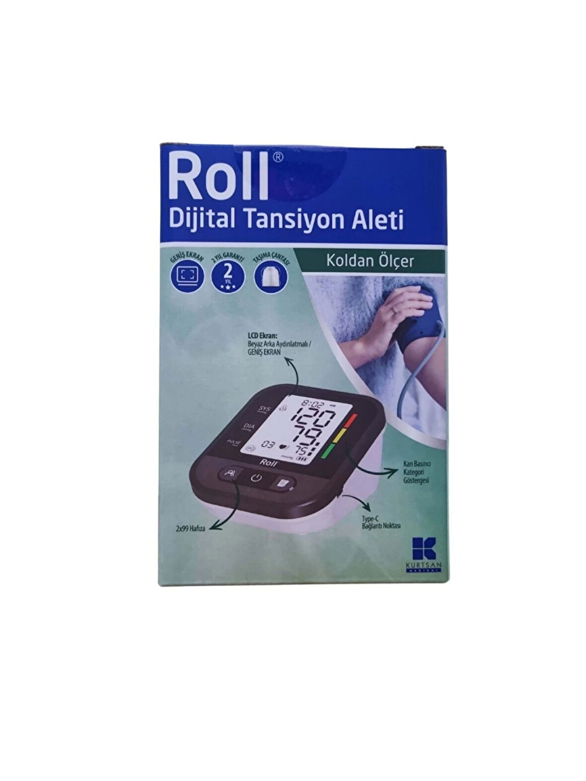 Roll Koldan Ölçer Tansiyon Aleti