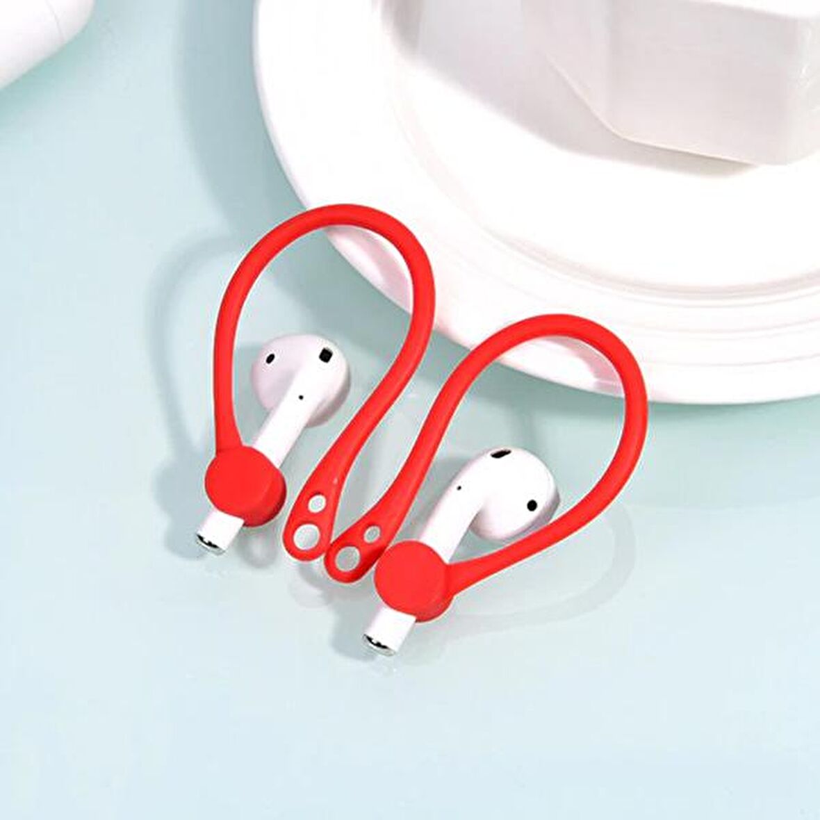 KUULAA Apple Airpods İçin Çengeli Kulaklık Kancası Tutucu Anti-Lost