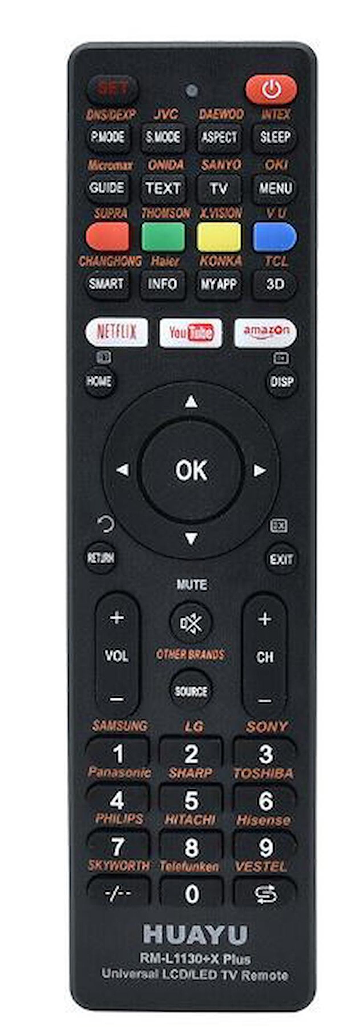Ayt Huayu Kl Rm-L1130 X Plus Siyah Universal Tv Kumandası