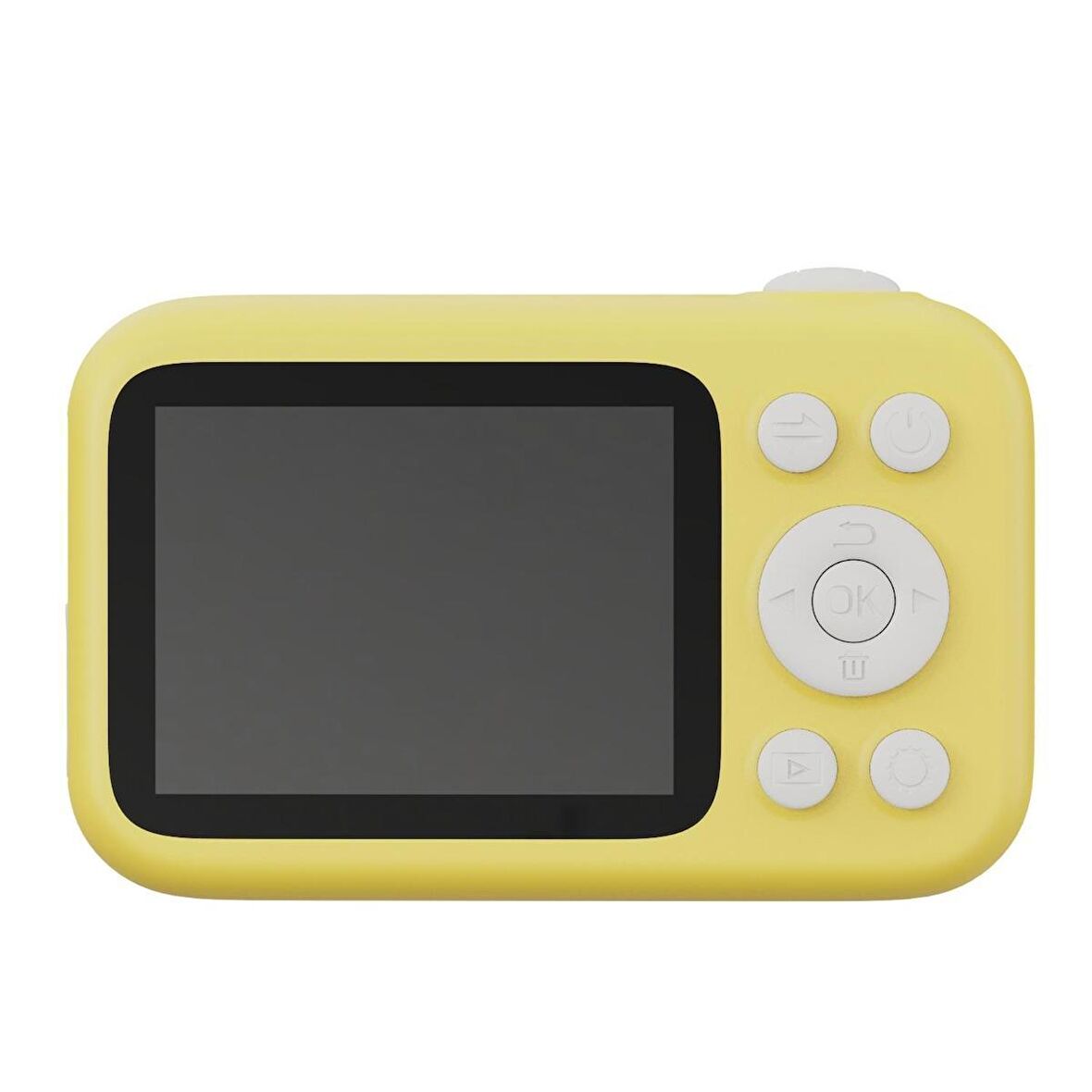 SJCAM FunCam+ Dual Screen H.264 Çocuklar için Fotoğraf Makinesi FullHD 1080p 44MP 2.4” + 1.3" Çift Ekran 650mAh Sarı