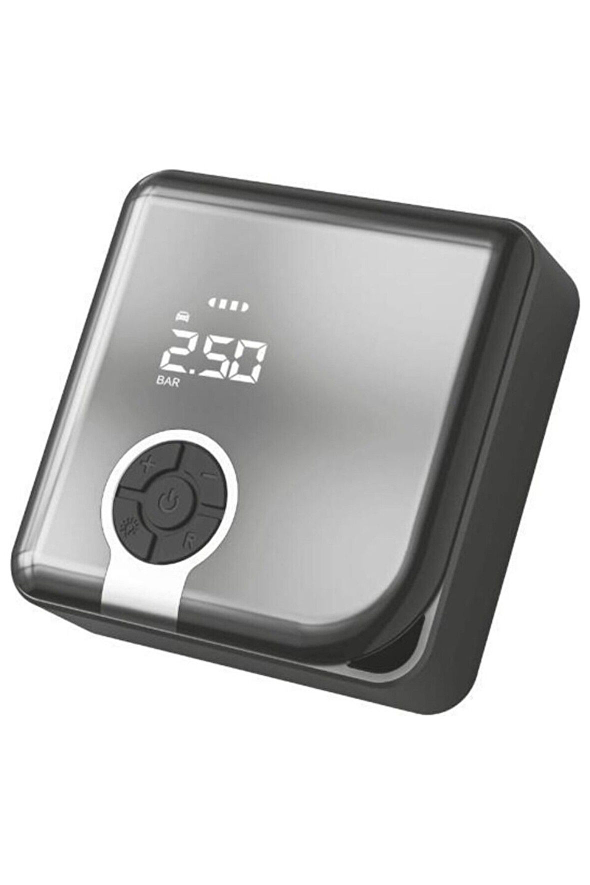 Zc-001 Taşınabilir Powerbankli Kendinden Şarjlı Siyah Dijital Ekranlı Hava Kompresörü