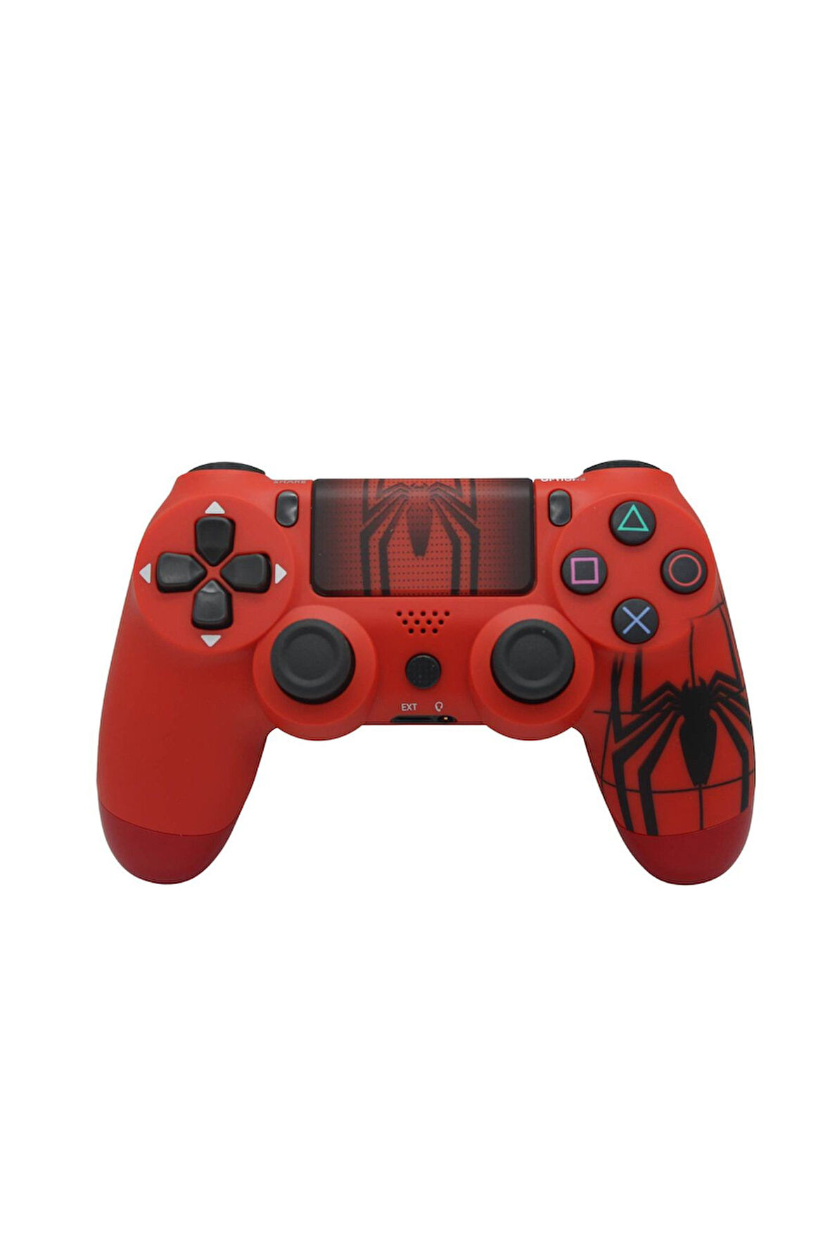 PS4-PC-Android BOX-Android-IOS Telefon Tablet Uyumlu Spıder-Man Tema Titreşimli Bluetooth Oyun Kolu