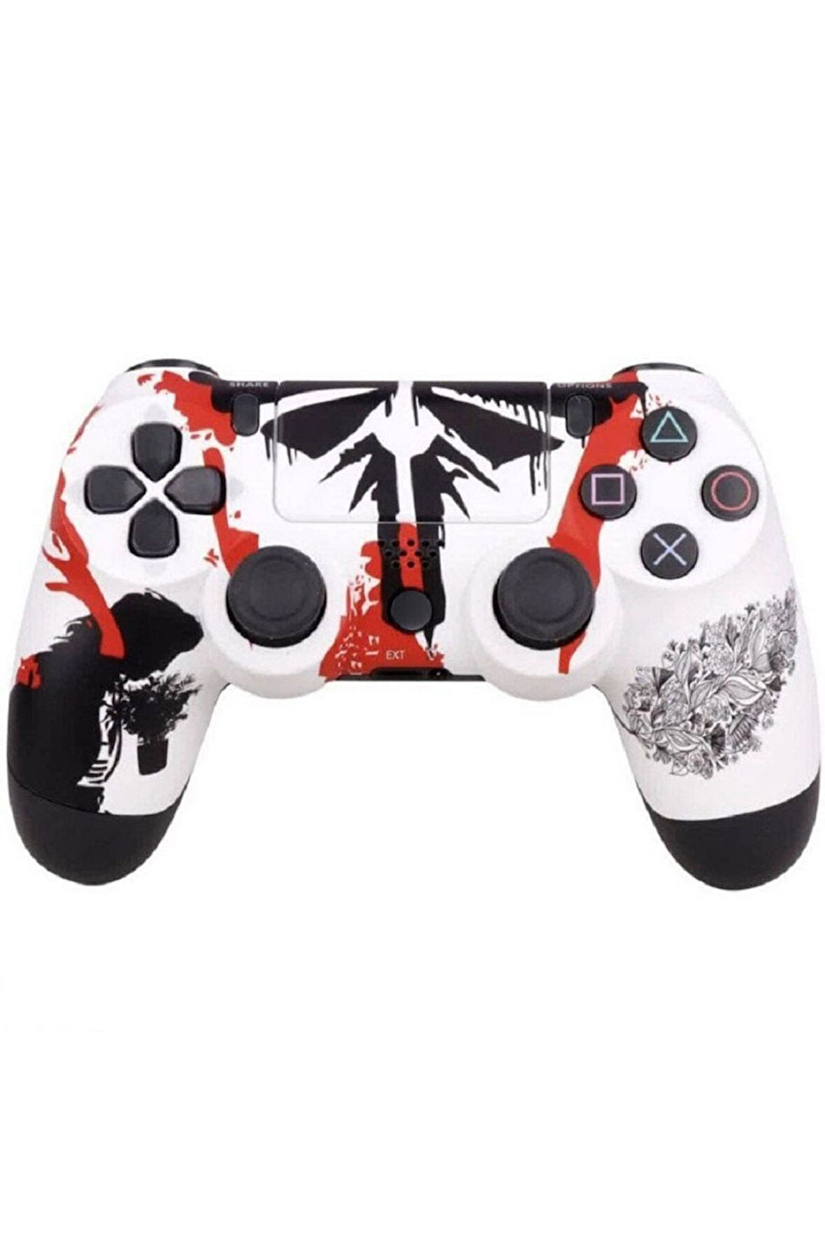 PS4-PC-Android BOX-Android-IOS Telefon Tablet Uyumlu Last Of Us Tema Titreşimli Bluetooth Oyun Kolu