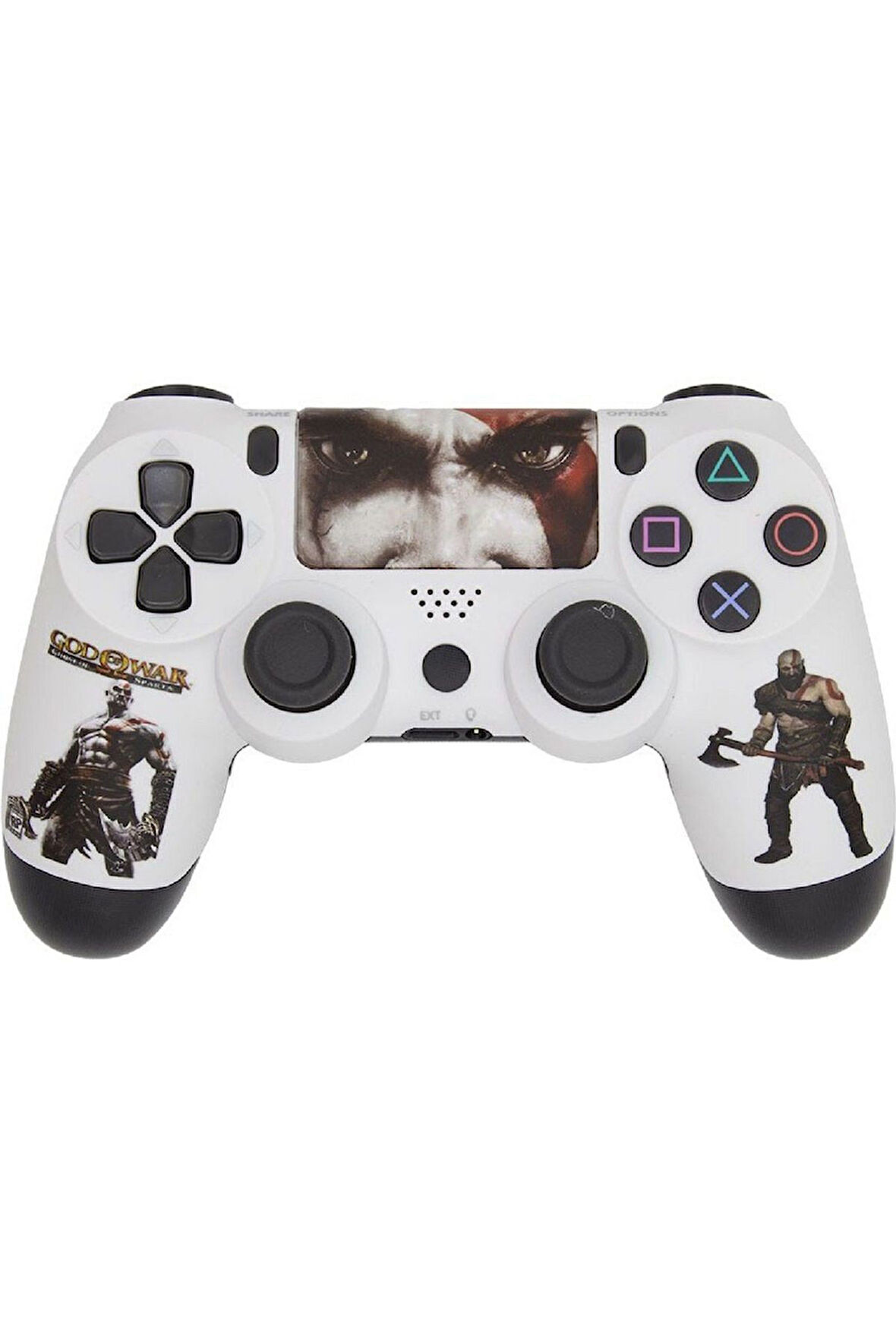 PS4-PC-Android BOX-Android-IOS Telefon Tablet Uyumlu God Of War Temalı Titreşim Bluetooth Oyun Kolu