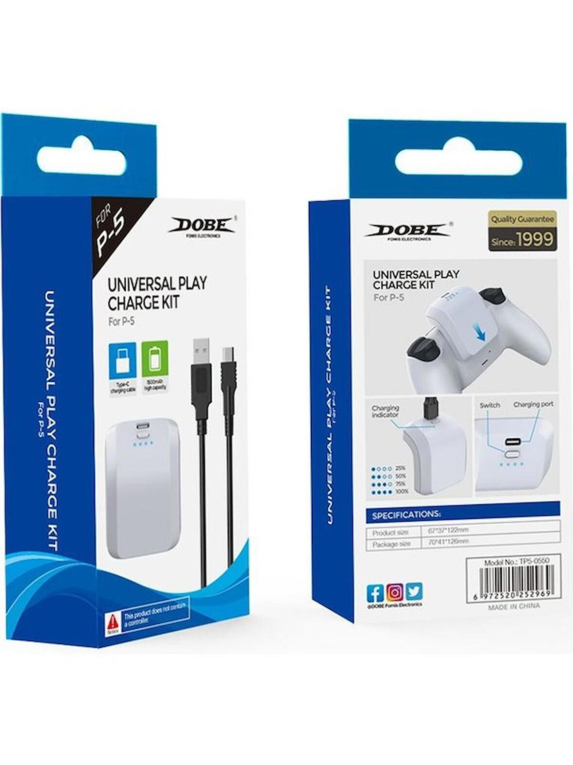 Dobe Ps5 Dualsense Pil Batarya Pack Playstation 5