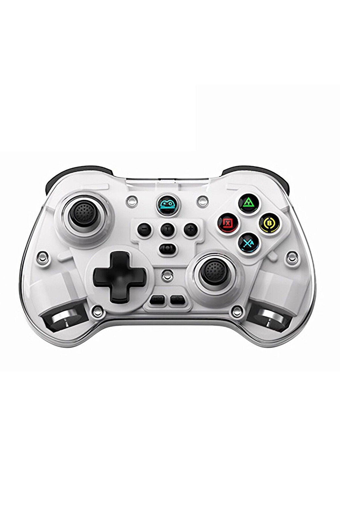Z01X PC/IOS/Android/Switch/Switch Oled Uyumlu Bluetooth Bağlantılı Şeffaf Joystick Gamepad