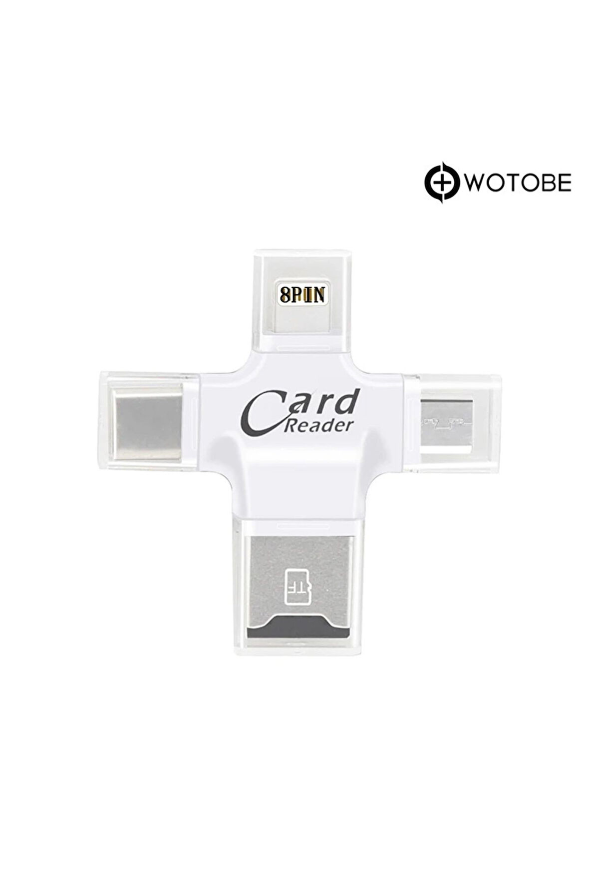 4'ü 1 Arada USB 3.0 SD/TF/CF/MS Uyumlu Bellek Kartı Adaptör Kart Okuyucu