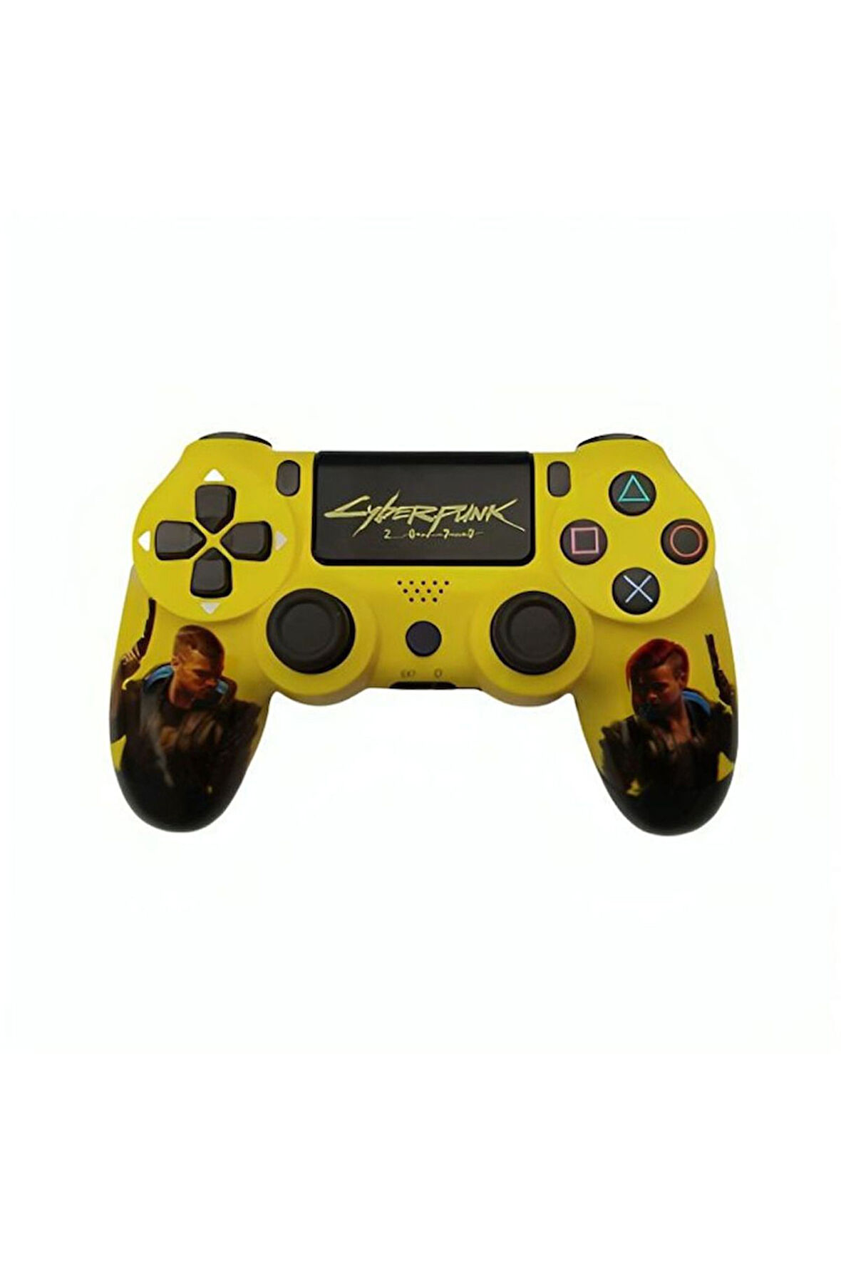 PS4-PC-Android BOX-Android-IOS Telefon Tablet Uyumlu Desenli Titreşimli Bluetooth Oyun Kolu