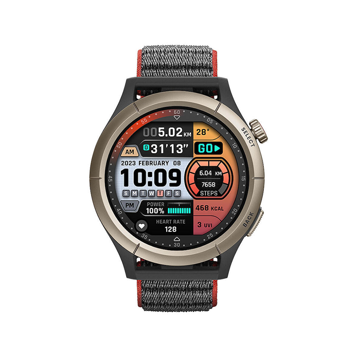 Amazfit Cheetah Pro Siyah-Titanyum Alaşım (Amazfit Türkiye Garantili)