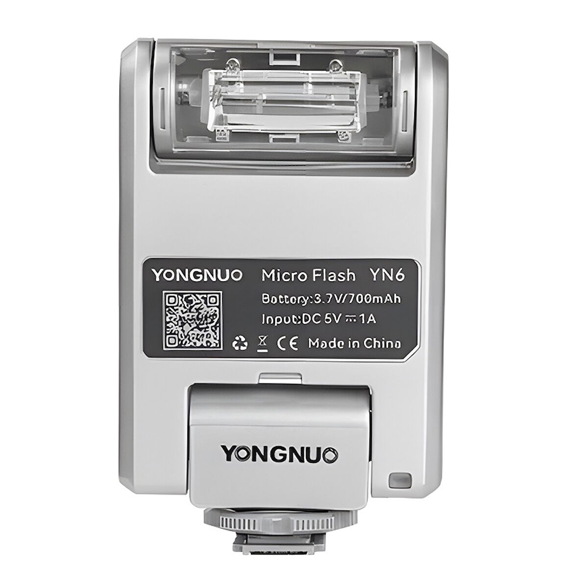 Yongnuo YN6 Micro Bataryalı Universal Tepe Flaşı (Gümüş)