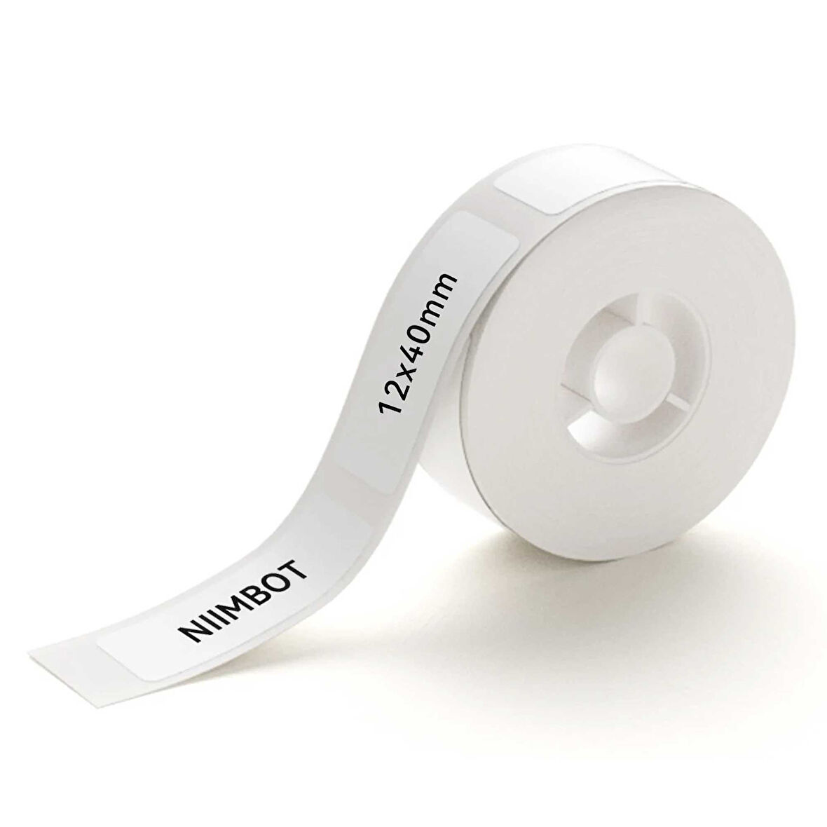 NIIMBOT 12x40mm 160 Adet ( D11, D110, D101, H1S) Termal Etiket-Beyaz
