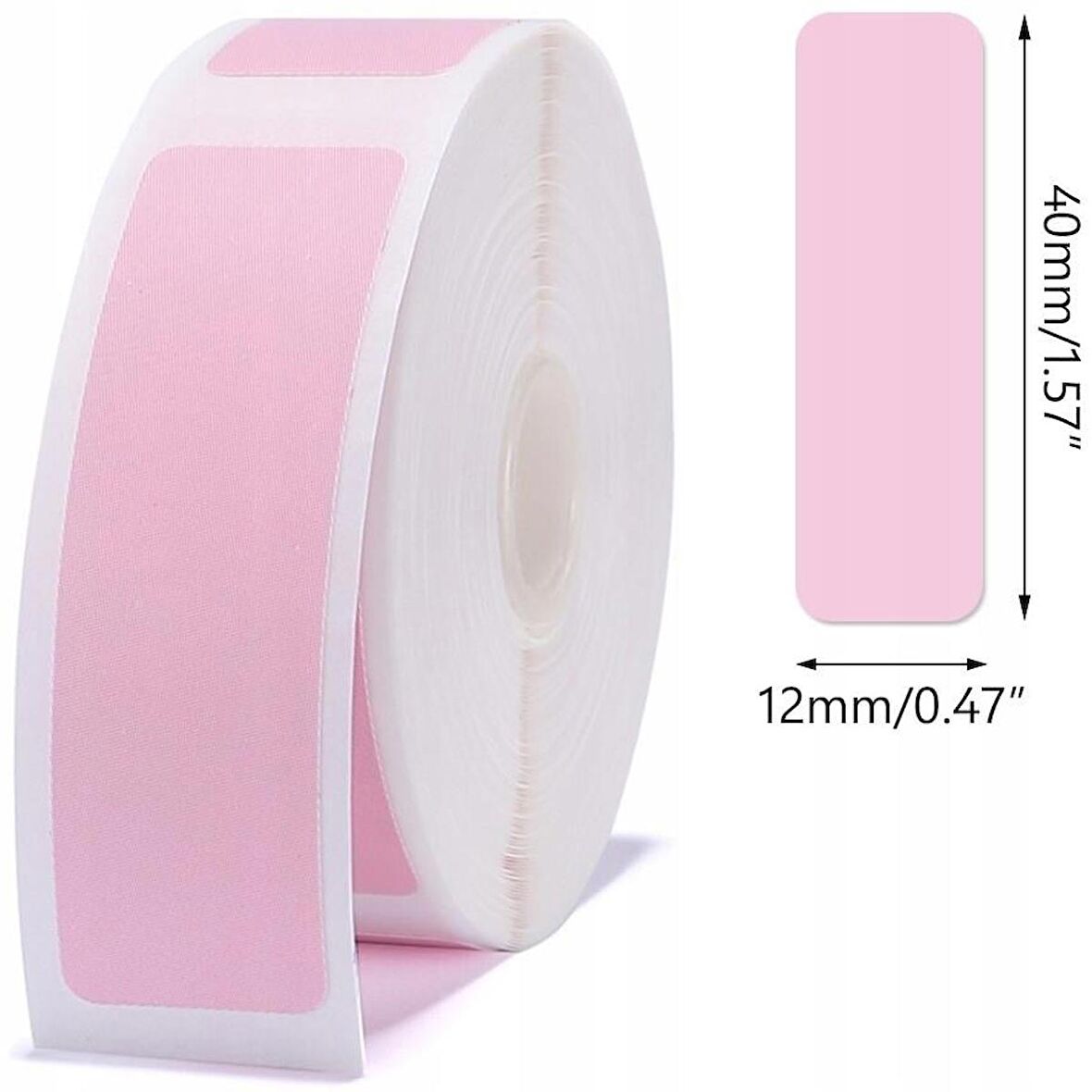 Niimbot T12x40mm 160 adet Pembe Etiket ( D11, D110, D101, H1S )