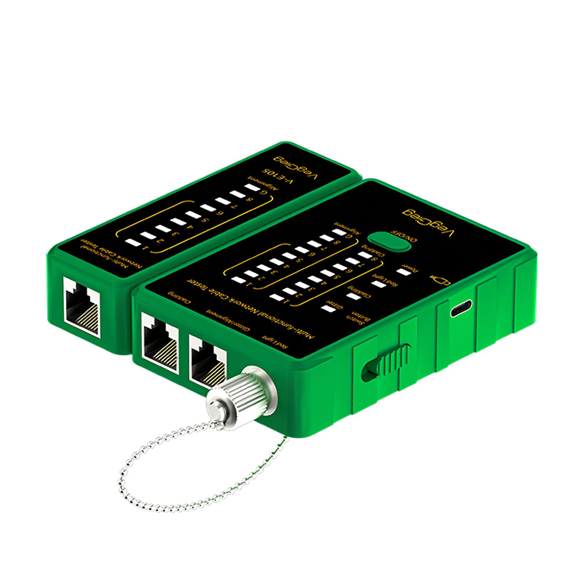 Veggieg Multi Fonksiyonel Fiber Optik RJ45 Network Ethernet Ağ Kablo Test Cihazı