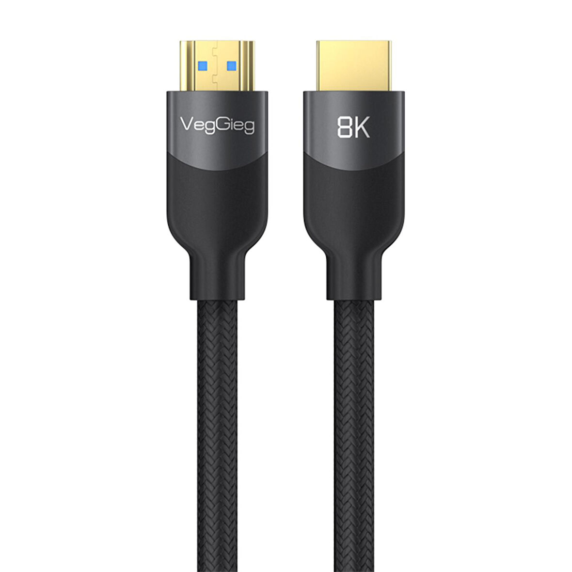 VegGieg Premium 4K 60Hz HDCP ARC HDR Örgülü HDMI 2.1 Kablo 15 Metre