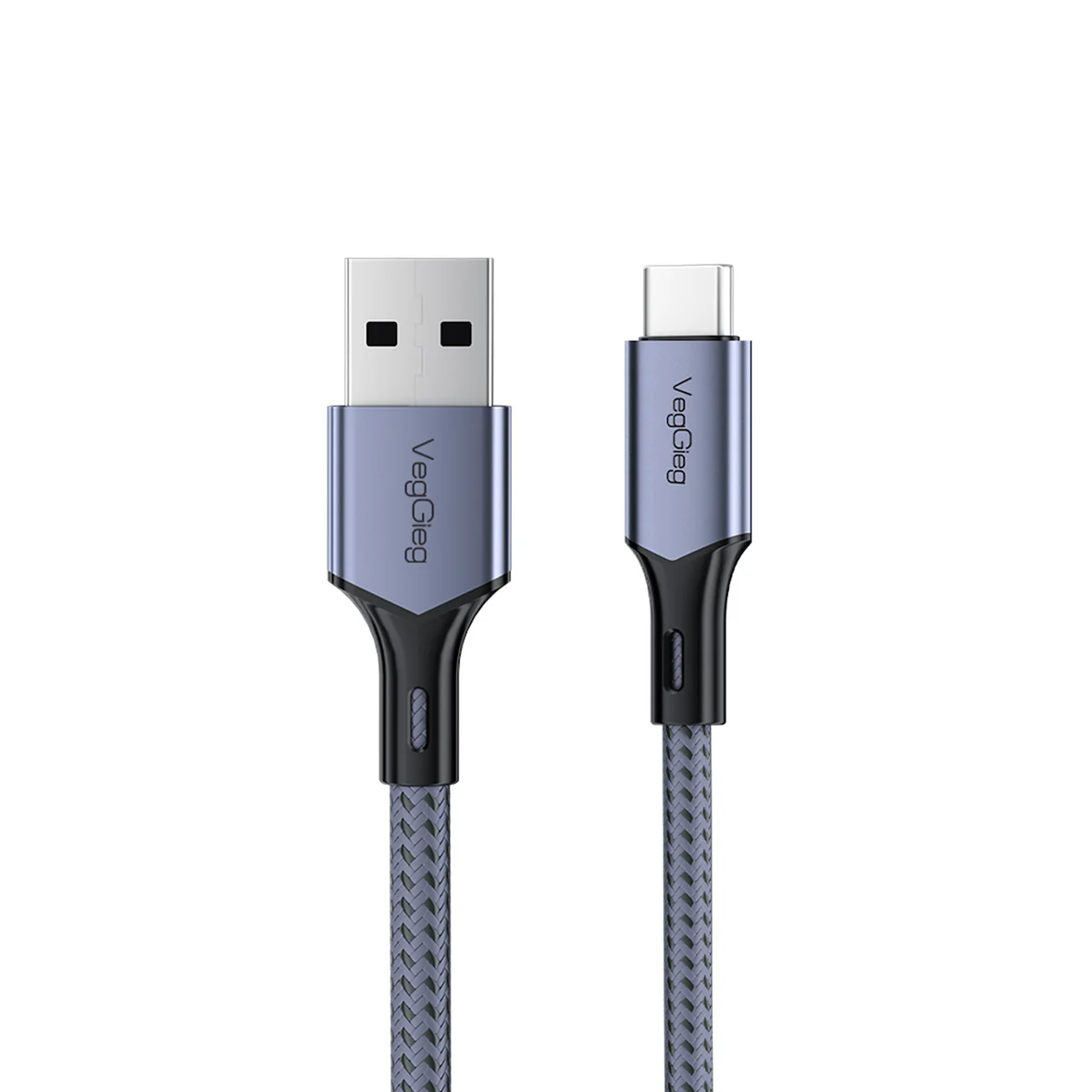 VegGieg USB-A to USB-C 60W 3A Type-C Hızlı Şarj ve Data Kablosu 1.2 Metre