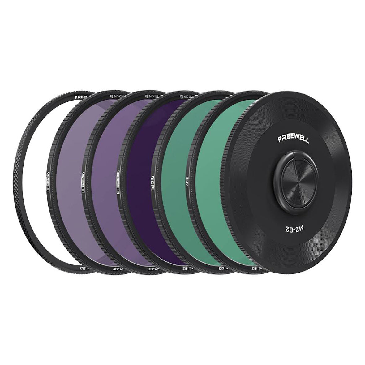 Freewell M2 Magnetic Quick Swap 5 Pack ND/CPL/UV Filtre Seti (FW-82M2-5PACK)