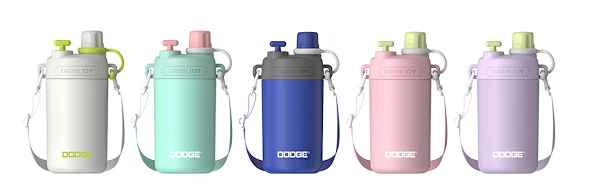 DODGE MUG PASLANMAZ ÇELİK 580 Ml. (5 KARIŞIK RENK/DESEN) DB-23694 - 1 ADET