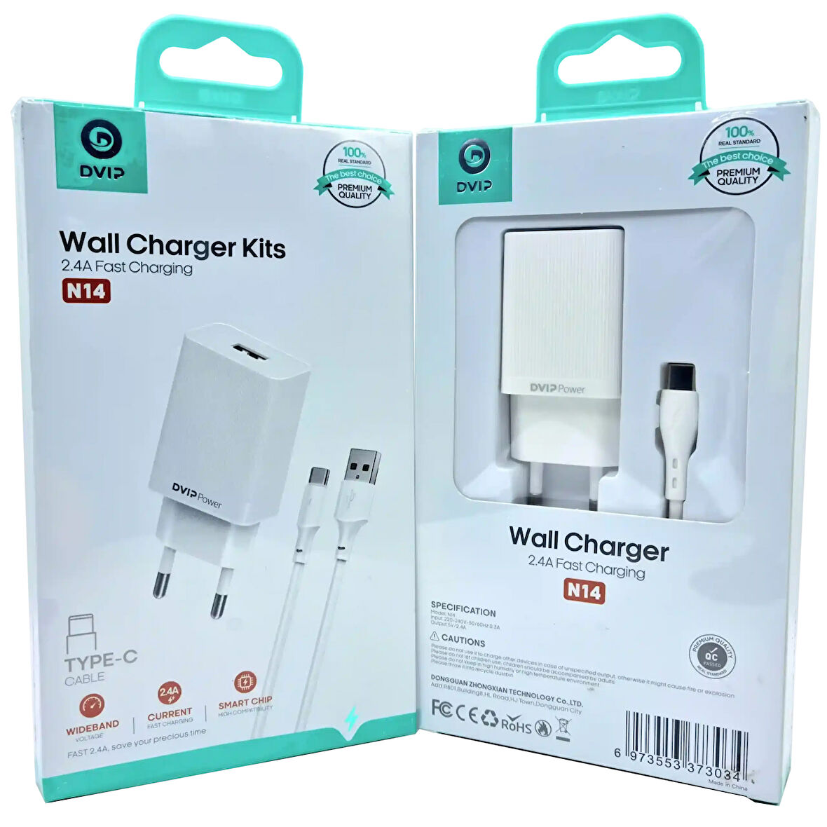 2.4A TYPE-C Hızlı Usb Şarj Aleti DVIP N14