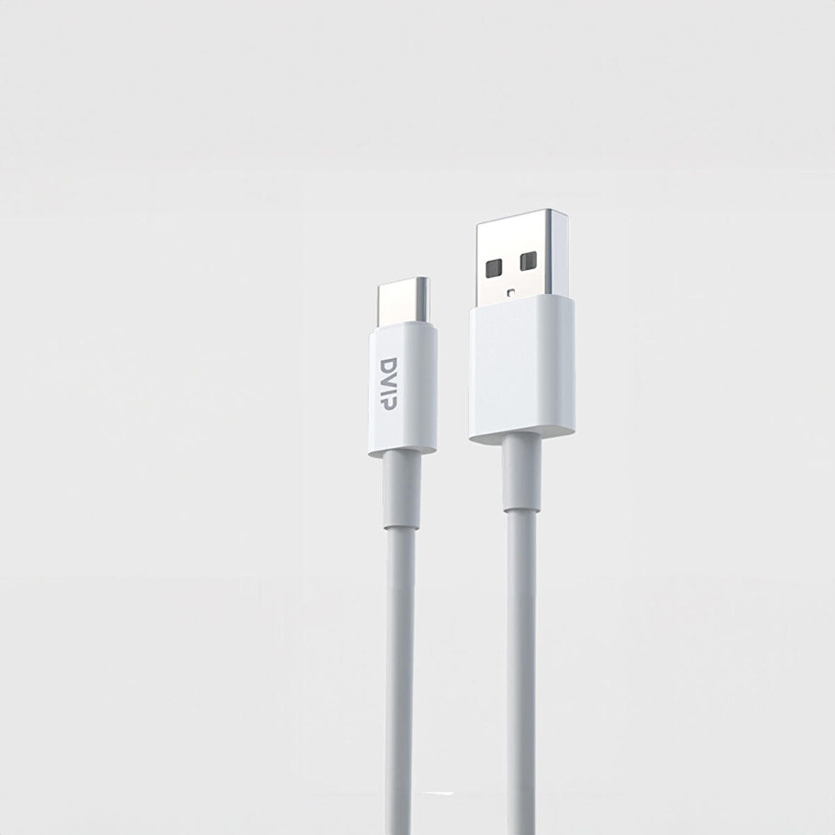 DVIP L34 6A 120W Fast Charging UsbA to Type-C Data ve Hızlı Şarj Kablosu 1M Beyaz
