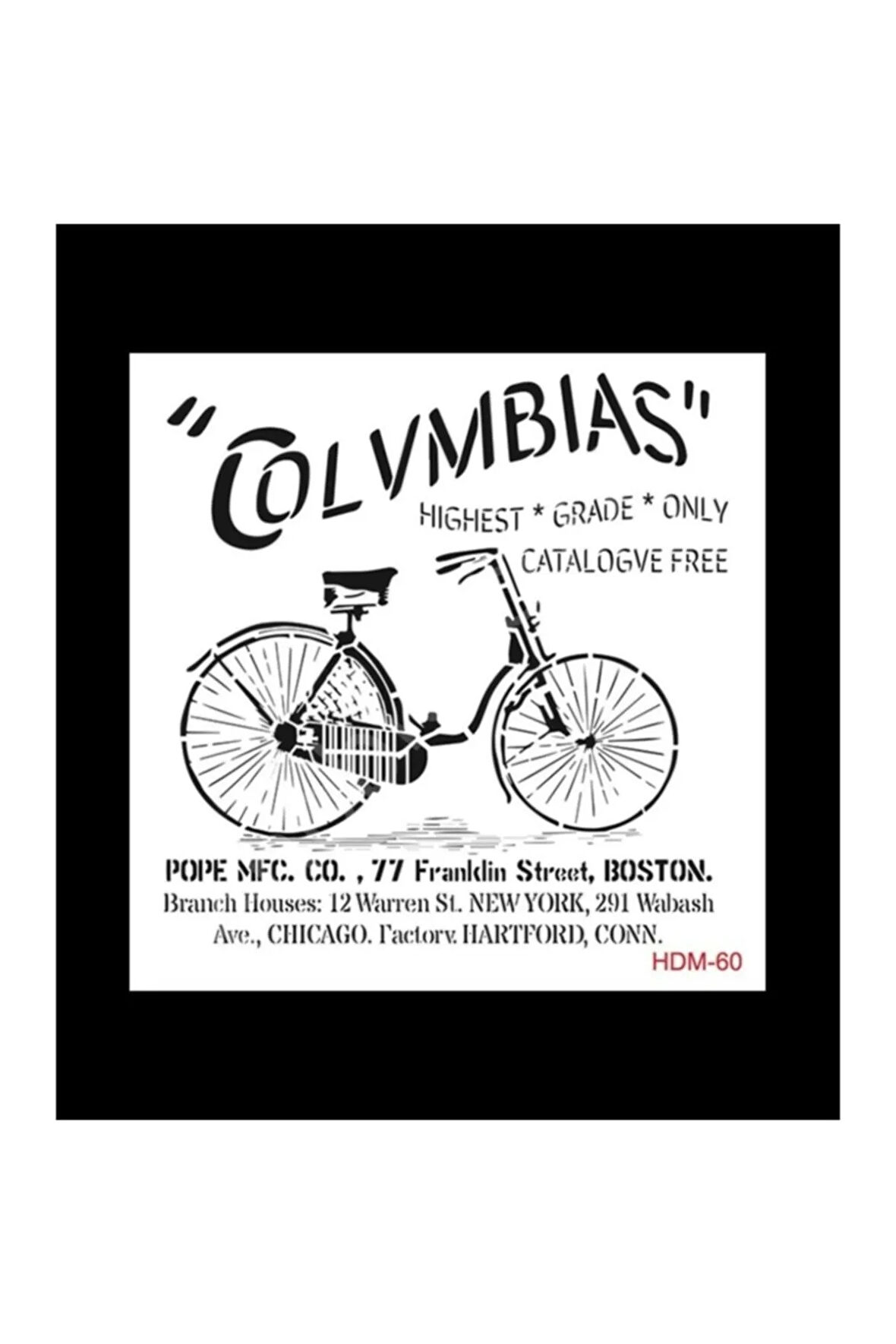 Hdm60 Home Dekor Stencil 25x25