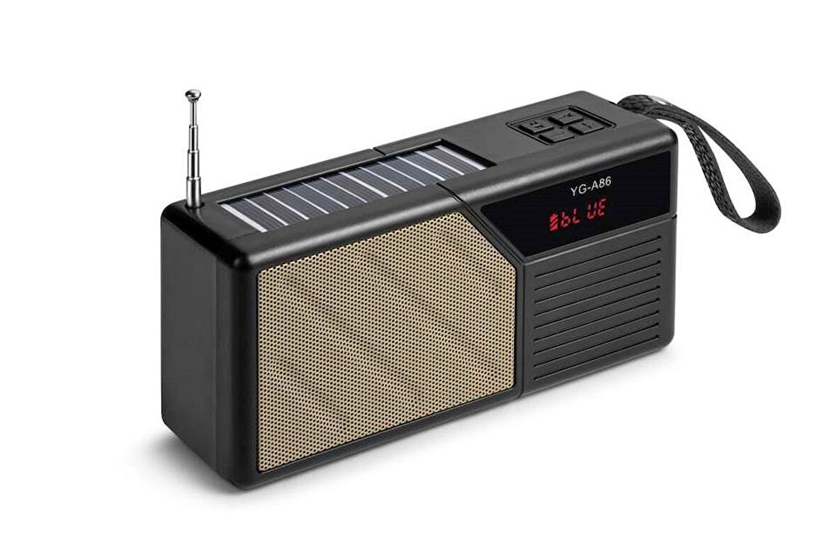 Concord YGA86 Solar Güneş Enerji FM Radyo Fenerli Bluetooth Hoparlör